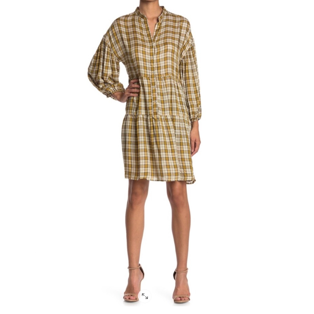 Max studio 3/4 sleeve shirt dress